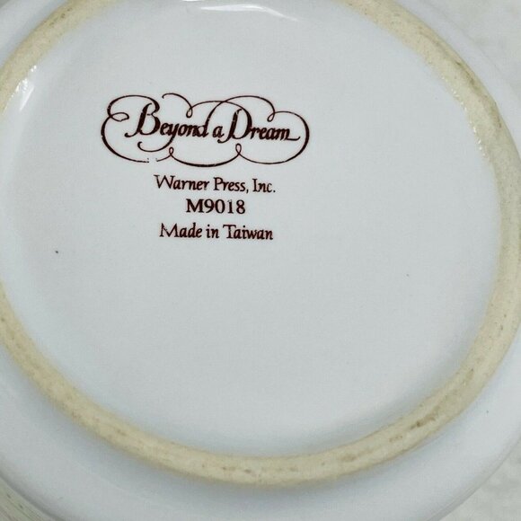Vintage Beyond A Dream Angel Wing Mug M9018 Bible Verse Psalm Christian Religion - Picture 8 of 11